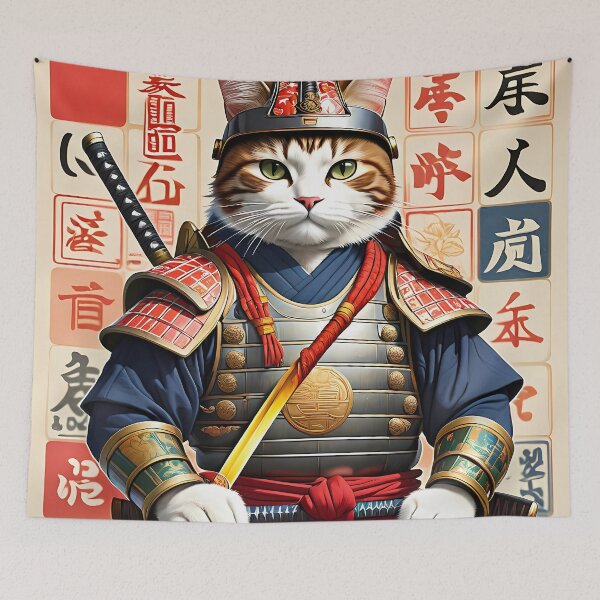 Item preview, Samurai Cat designed and sold by Marcicev-Bojan.