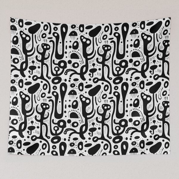Item preview, Abstract pattern in black number 1 designed and sold by Harry Wibier.