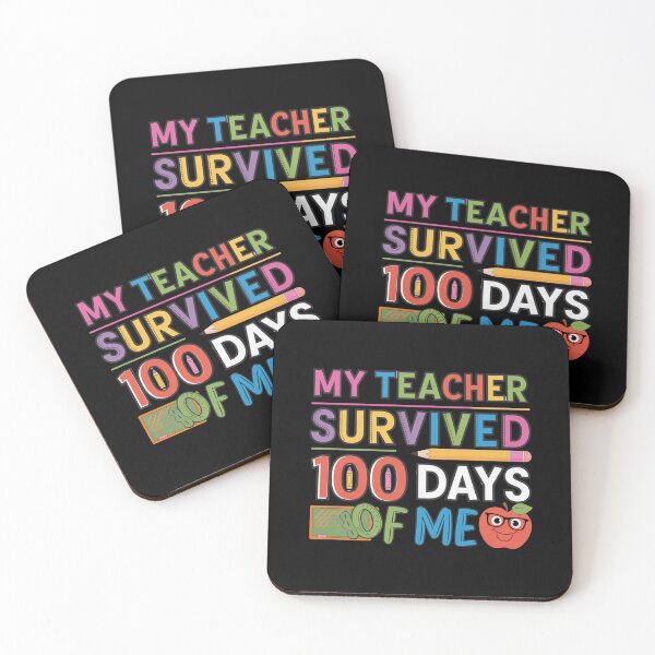 Item preview, my teacher survived 100 days of me designed and sold by Mateusz Majcherek.