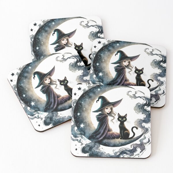 Item preview, Black Cat And The Witch designed and sold by RubisLeaf.