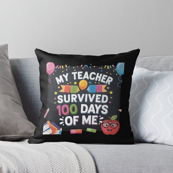 Item preview, my teacher survived 100 days of me designed and sold by Mateusz Majcherek.