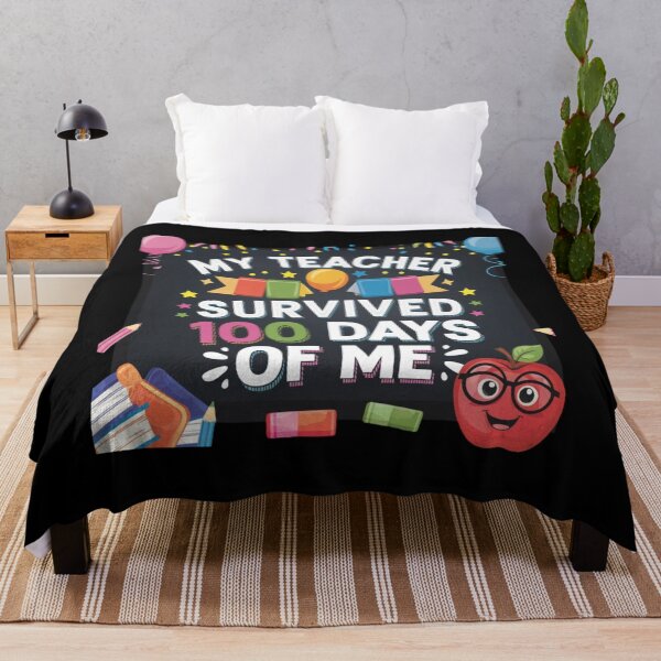 Item preview, my teacher survived 100 days of me designed and sold by Mateusz Majcherek.