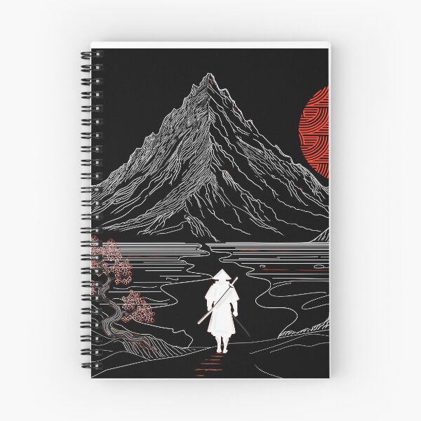 Item preview, Red and white Japanese landscape, the serene way, happy new year designed and sold by Bobraiis.