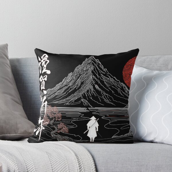 Item preview, Red and white Japanese landscape, the serene way, happy new year designed and sold by Bobraiis.