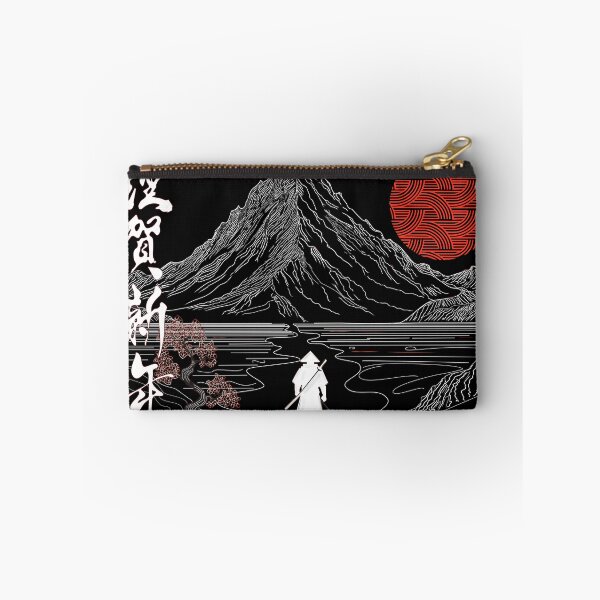 Item preview, Red and white Japanese landscape, the serene way, happy new year designed and sold by Bobraiis.