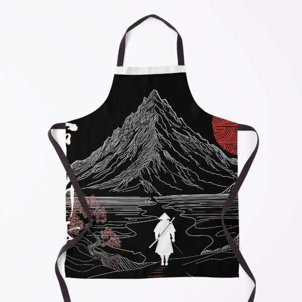 Item preview, Red and white Japanese landscape, the serene way, happy new year designed and sold by Bobraiis.