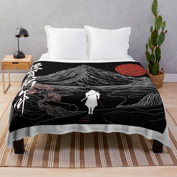 Item preview, Red and white Japanese landscape, the serene way, happy new year designed and sold by Bobraiis.