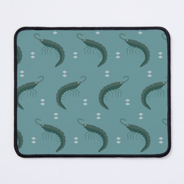 Item preview, Shrimps on blue designed and sold by reneesillus.