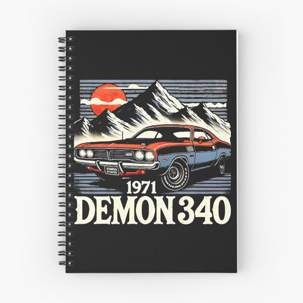 Item preview, 1971 Dart Demon 340 designed and sold by CreepyCornerArt.