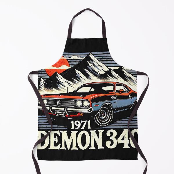 Item preview, 1971 Dart Demon 340 designed and sold by CreepyCornerArt.