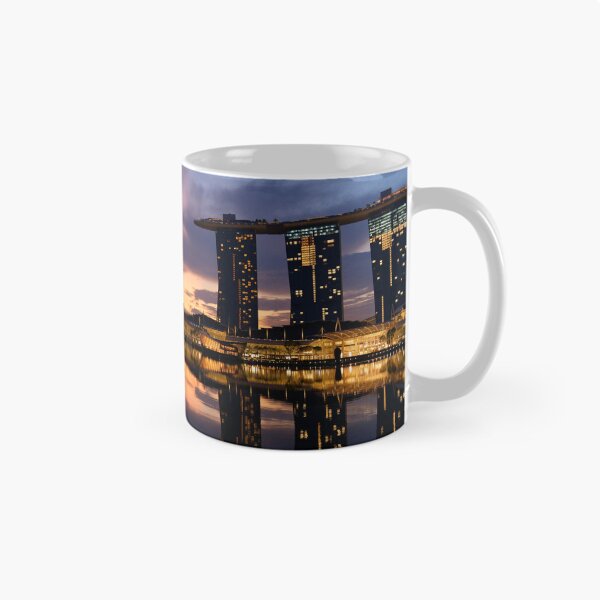 Item preview, Singapore skyline before sunrise, Modern art, Wall art, Print, Minimalistic, Modern personalised gifts, custom printed gifts. Photographic Print. designed and sold by CameraDesign.