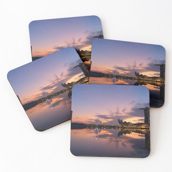 Item preview, Singapore skyline before sunrise, Modern art, Wall art, Print, Minimalistic, Modern personalised gifts, custom printed gifts. Photographic Print. designed and sold by CameraDesign.