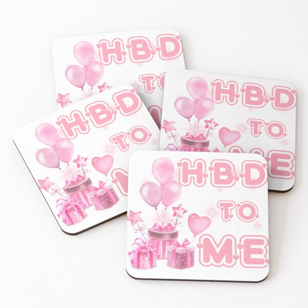 Item preview, Pink Birthday Bliss: HBD to Me designed and sold by ZerotwoStudio.