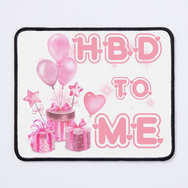 Item preview, Pink Birthday Bliss: HBD to Me designed and sold by ZerotwoStudio.