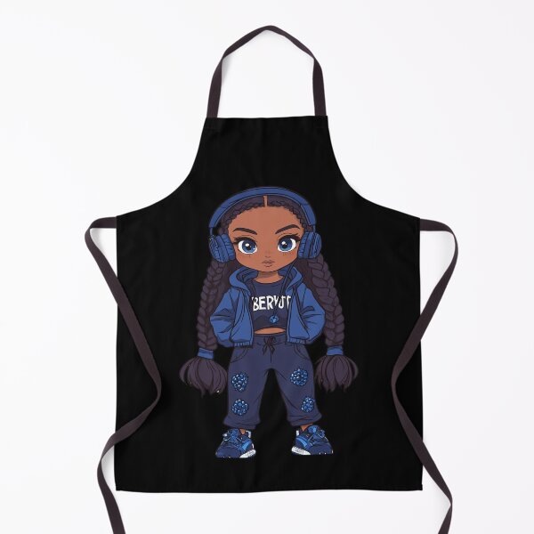 Aperçu de l'œuvre Princesse Chibi K-Pop aux myrtilles créée et vendue par PrintsByFrank.