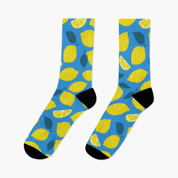 Item preview, Summer Lemons on blue designed and sold by HeleenvThillart.