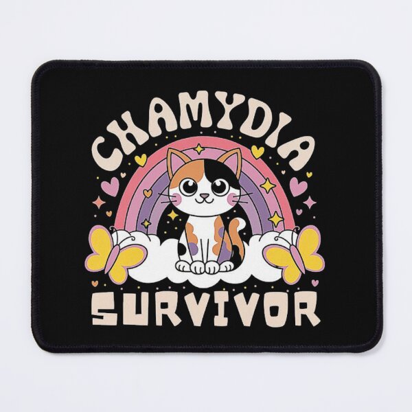 Item preview, Chlamydia Survivor Cat Meme - Funny Adult Humor Design for Men & Women designed and sold by love3617.