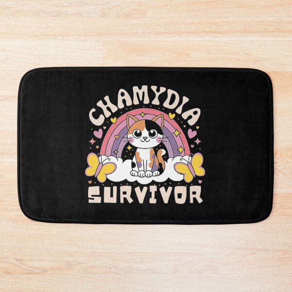 Item preview, Chlamydia Survivor Cat Meme - Funny Adult Humor Design for Men & Women designed and sold by love3617.