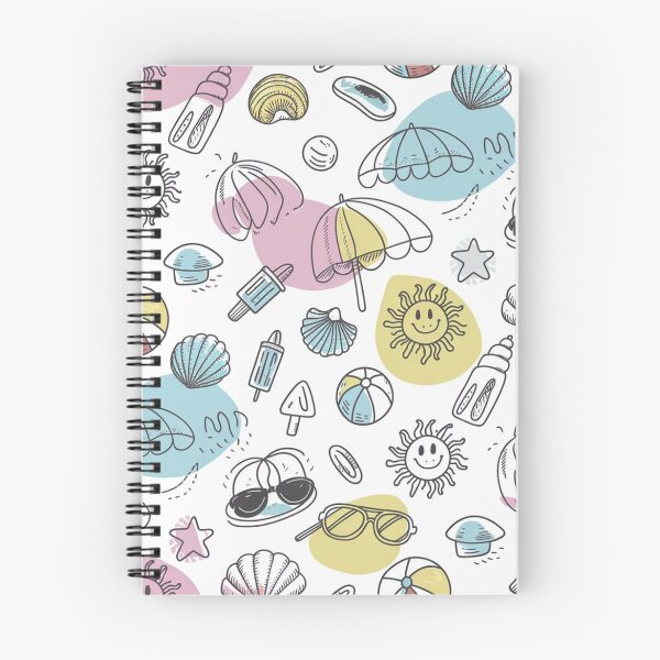 Item preview, Beach Vibes Doodle Pattern designed and sold by Furbulous Faces.