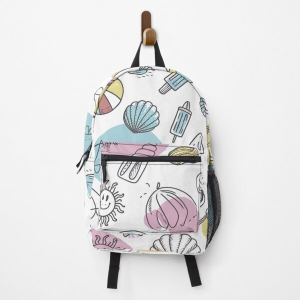 Item preview, Beach Vibes Doodle Pattern designed and sold by Furbulous Faces.