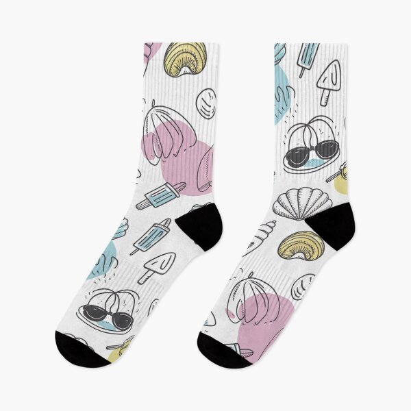 Item preview, Beach Vibes Doodle Pattern designed and sold by Furbulous Faces.