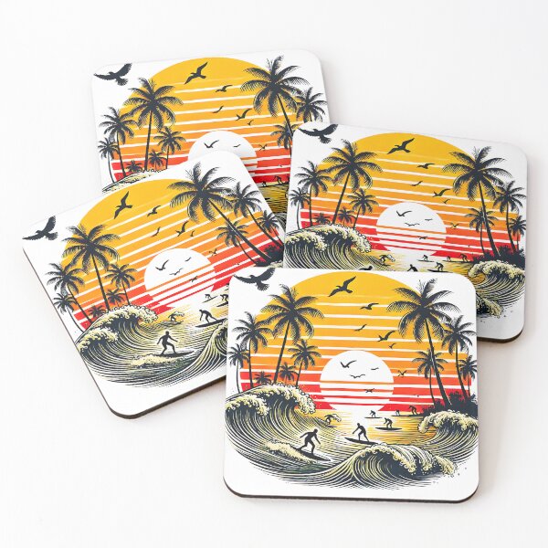 Item preview, Retro Surf Design: Ride the Waves of Nostalgia designed and sold by sanattasarim.