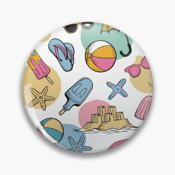 Item preview, Summertime Doodle Pattern designed and sold by Furbulous Faces.