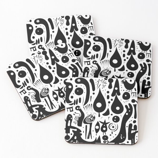 Item preview, Abstract pattern in white number 1 designed and sold by Harry Wibier.