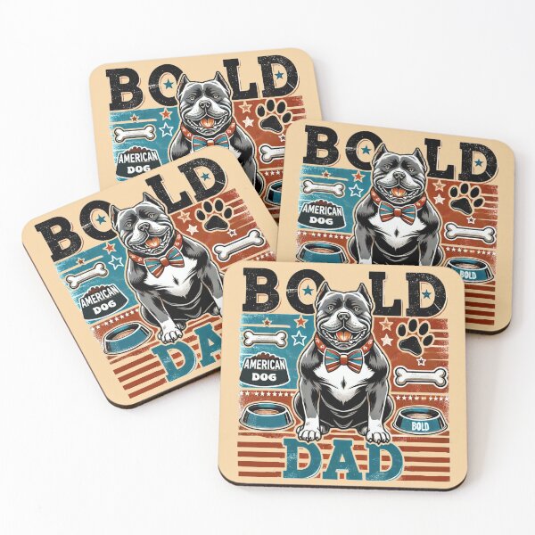 Item preview, BOLD DAD- AMERICAN BULLIES designed and sold by Globalcitytees.
