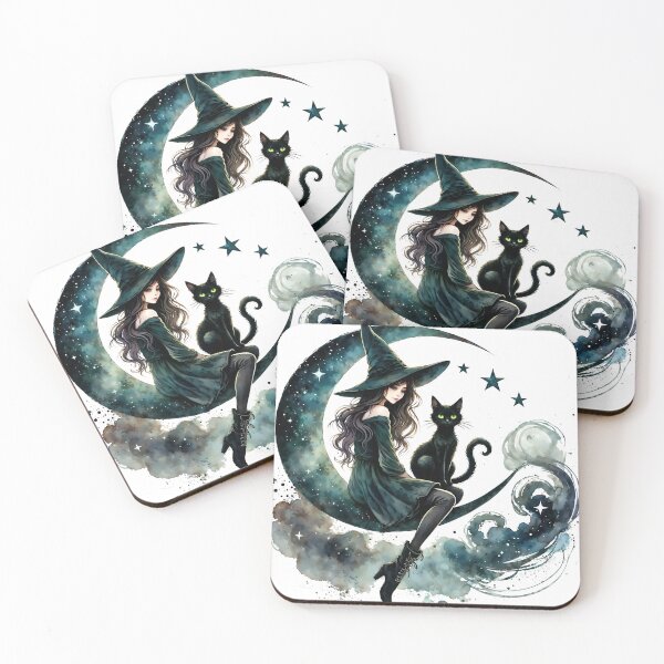 Item preview, The Witch's Cat designed and sold by RubisLeaf.