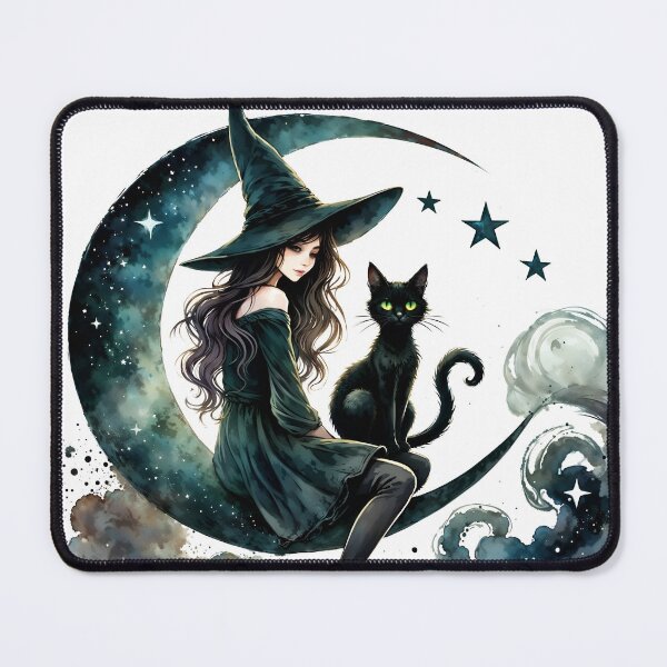 Item preview, The Witch's Cat designed and sold by RubisLeaf.