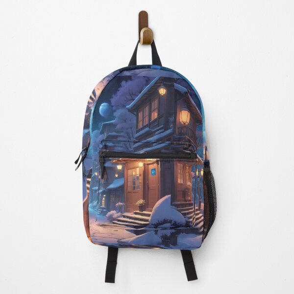 Item preview, Serenity Night Sky Urban Landscapes Winter Art Wonderland designed and sold by ART ATTACK ZONE.
