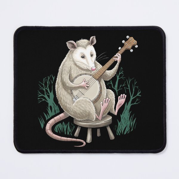 Item preview, Funny Opossum Playing Banjo designed and sold by MaxxerDesigns.