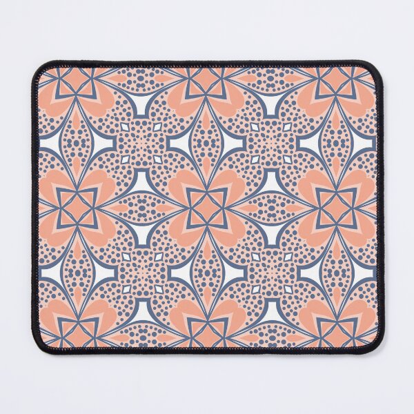 Item preview, Coral and Azure Art Deco 3 designed and sold by AneissPiaf.
