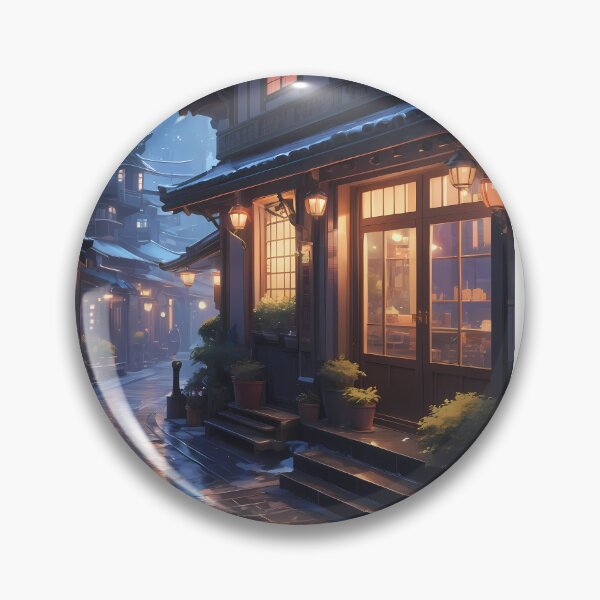 Item preview, Original Night Sky Urban Landscapes Winter Art Wonderland designed and sold by ART ATTACK ZONE.