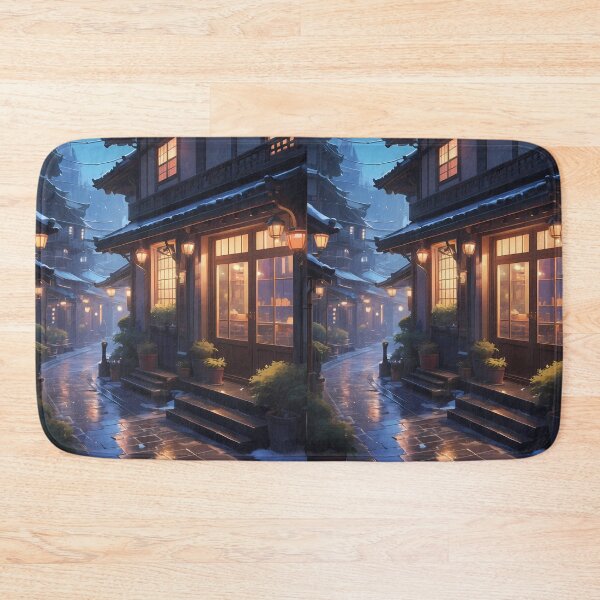 Item preview, Original Night Sky Urban Landscapes Winter Art Wonderland designed and sold by ART ATTACK ZONE.