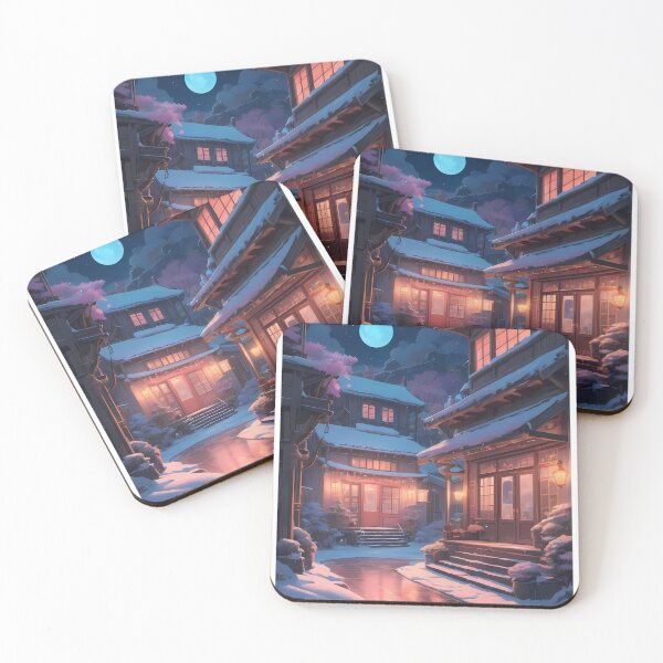 Item preview, Bubble Night Sky Urban Landscapes Winter Art Wonderland designed and sold by ART ATTACK ZONE.