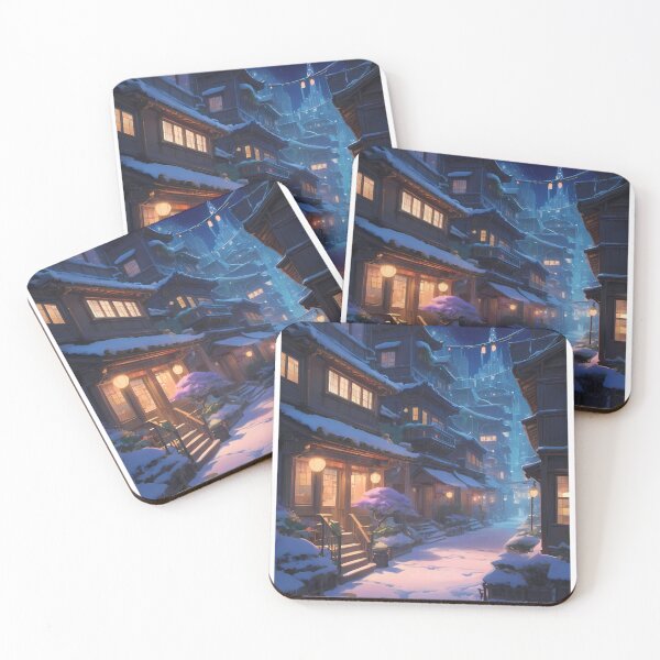 Item preview, Room Night Sky Urban Landscapes Winter Art Wonderland designed and sold by ART ATTACK ZONE.