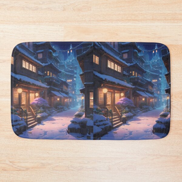 Item preview, Room Night Sky Urban Landscapes Winter Art Wonderland designed and sold by ART ATTACK ZONE.
