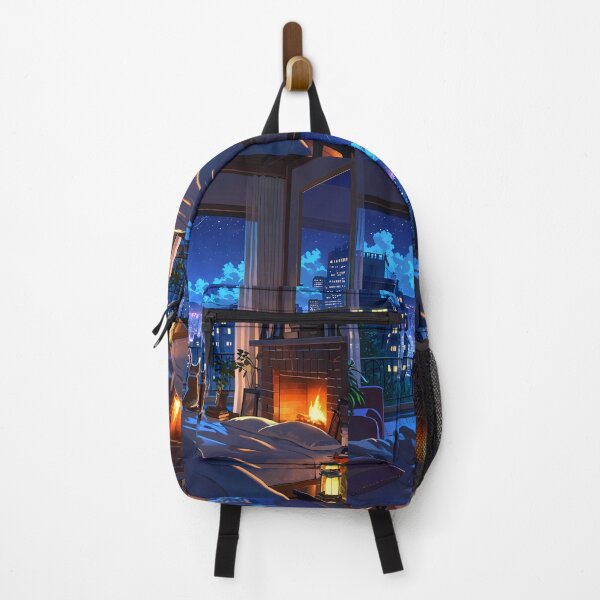 Item preview, Cat Night Sky Urban Landscapes Winter Art Wonderland designed and sold by ART ATTACK ZONE.