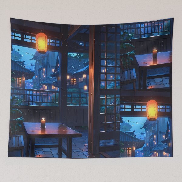 Item preview, Chill Vibes NightSky Urban Landscapes Winter Art Wonderland designed and sold by ART ATTACK ZONE.