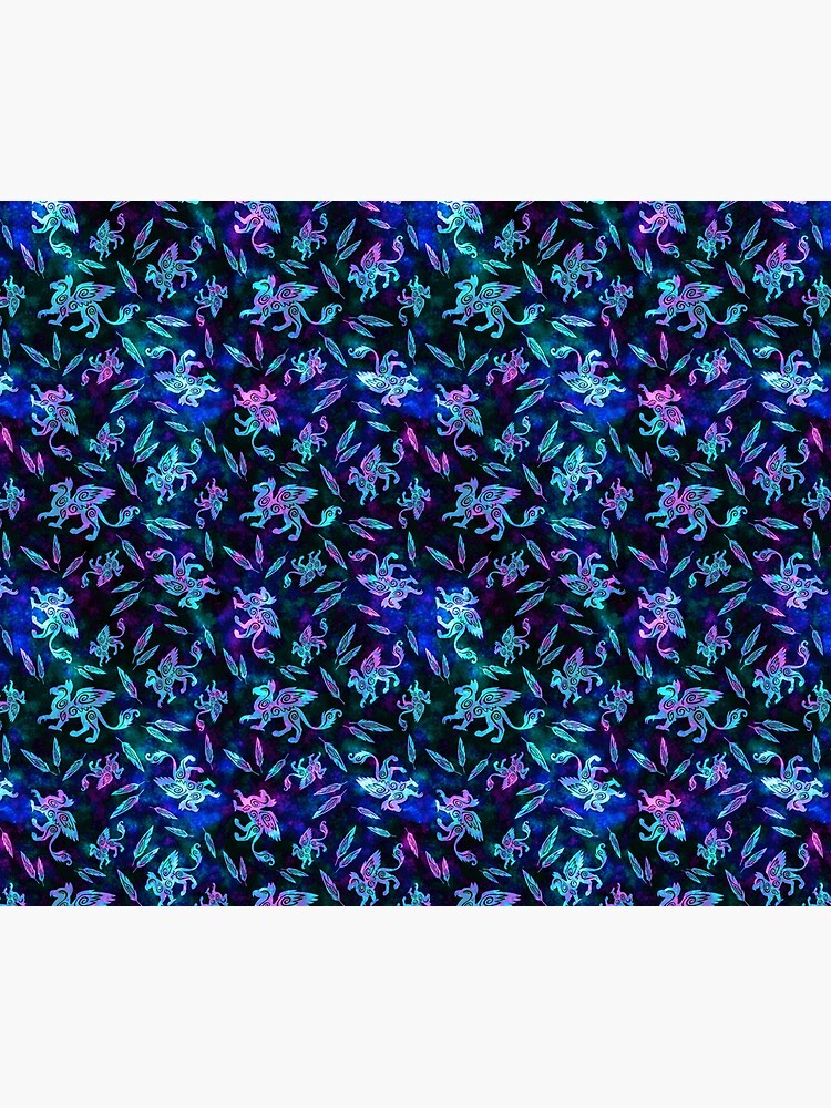 Gryphon Batik - Jewel Tones by CGafford