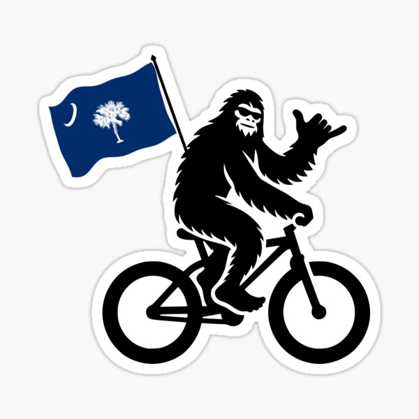 Item preview, Bigfoot Cycling South Carolina Flag designed and sold by Esskay Designs.