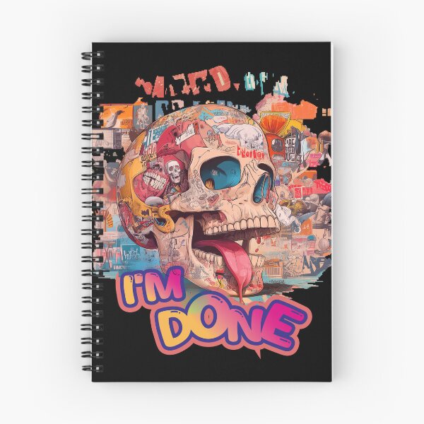 Item preview, I'm Done - Funny Skull designed and sold by NUGRAFIKA.