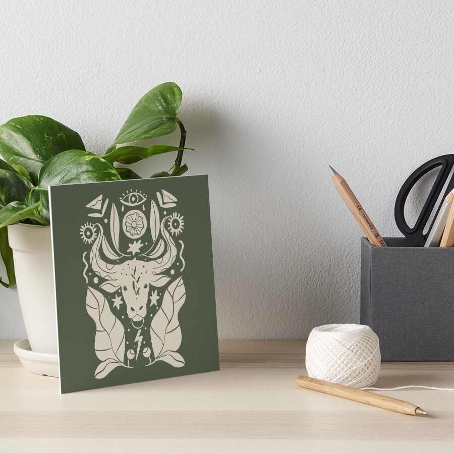 Item preview, Art Board Print designed and sold by UPPrints.