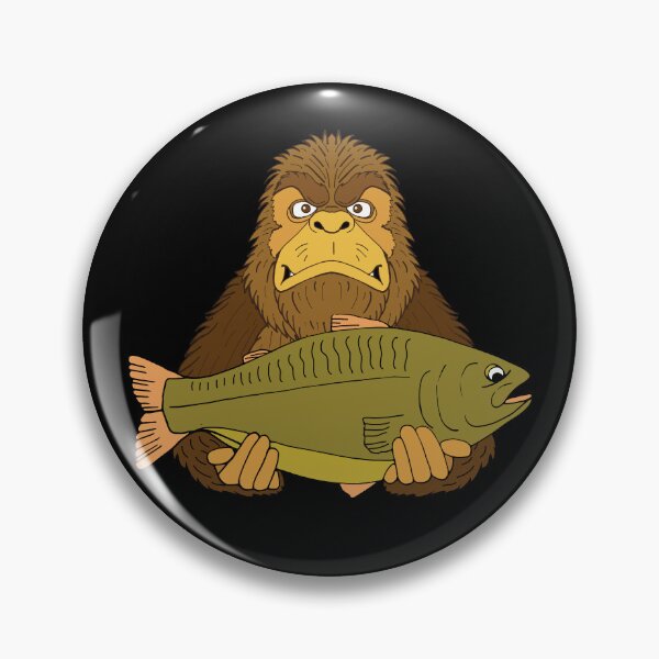 Item preview, Funny Bigfoot Fishing designed and sold by HotHibiscus.