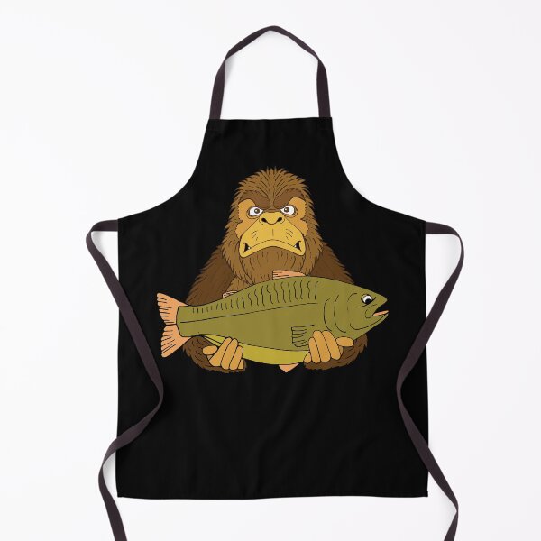 Item preview, Funny Bigfoot Fishing designed and sold by HotHibiscus.
