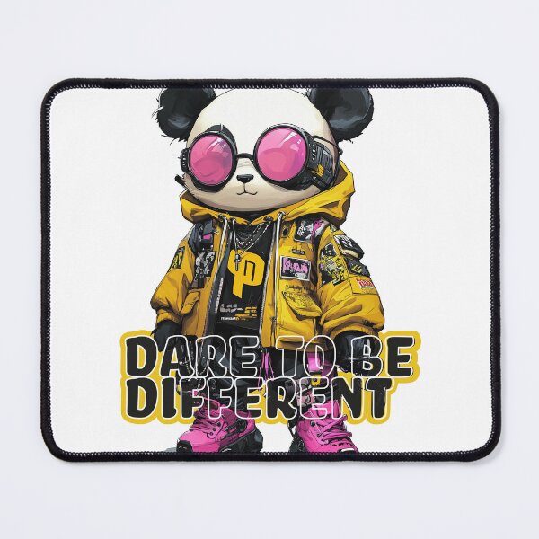 Item preview, The cyber-futuristic panda wears a stylish hoodie designed and sold by NUGRAFIKA.