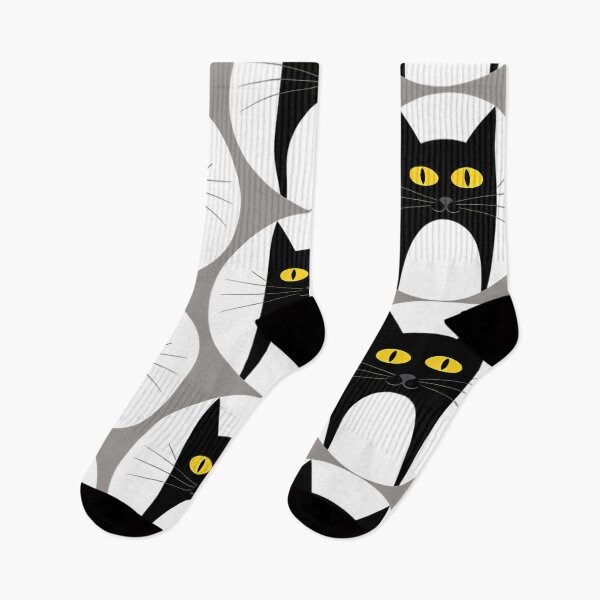 Item preview, Black Cat Pattern with Colorful Eyes designed and sold by ZetaDream.