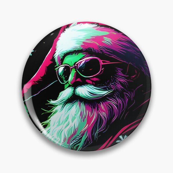 Artikelvorschau, Neon-Weihnachtsmann im Punk-Modus entworfen und verkauft von Zatch-Bell.